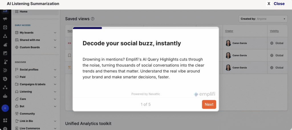 AI Listening Summarization